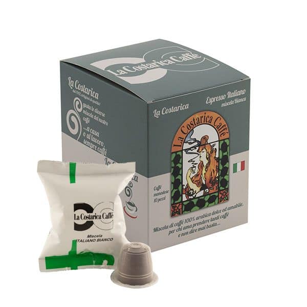 Capsule caffè Miscela Bianca Compatibili Nespresso
